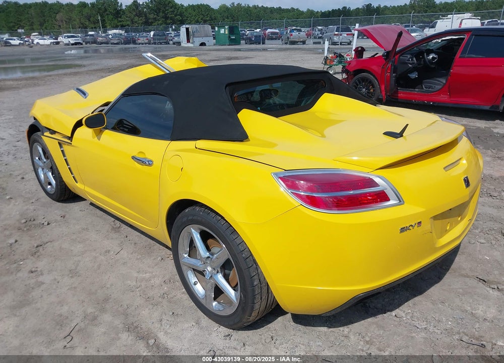 2008 SATURN SKY RED LINE VIN: 1G8MF35X68Y119069