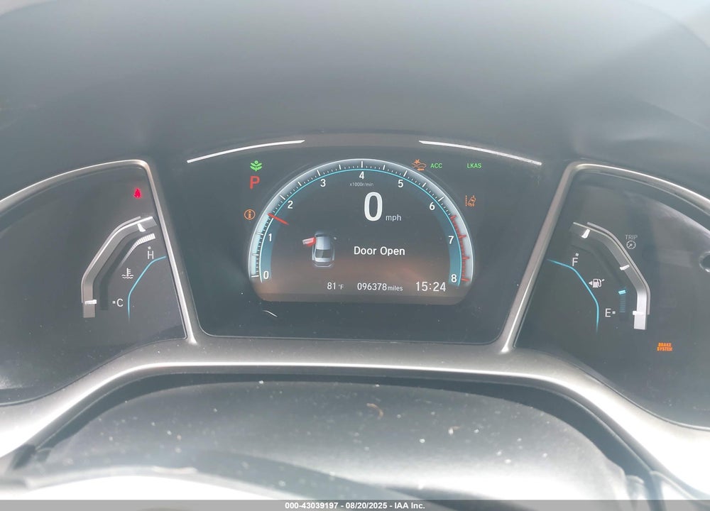 2017 HONDA CIVIC VIN: 19XFC1F98HE013157