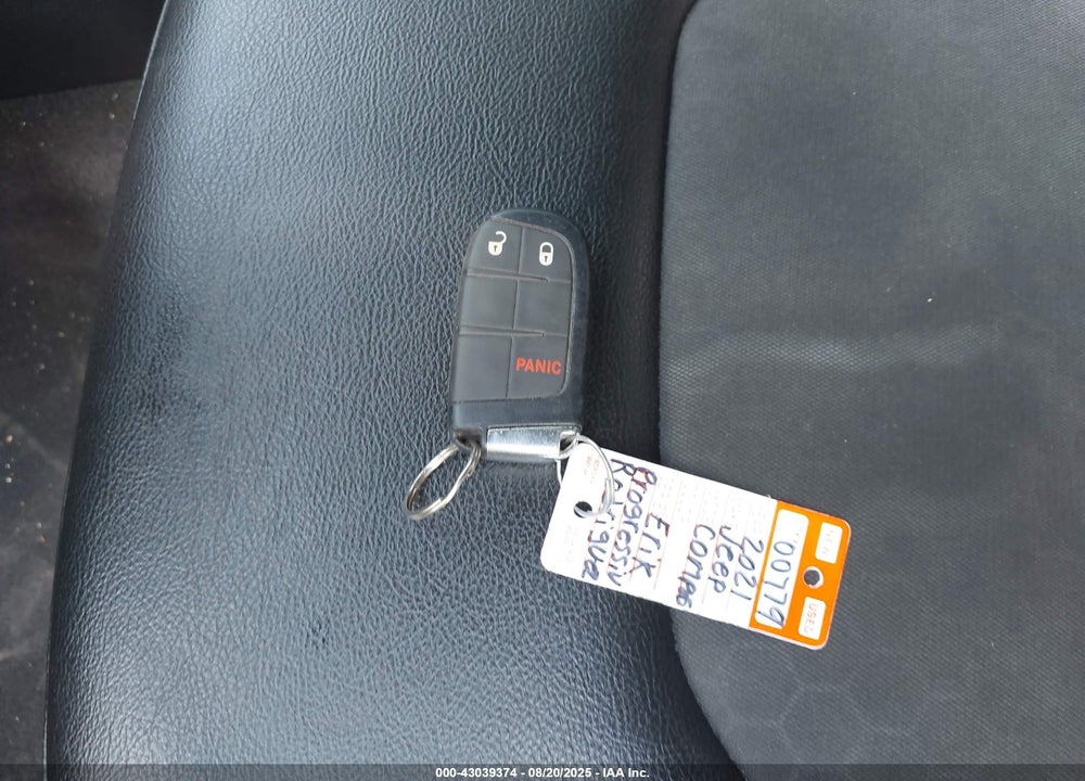 2021 JEEP COMPASS VIN: 3C4NJCBB4MT592630