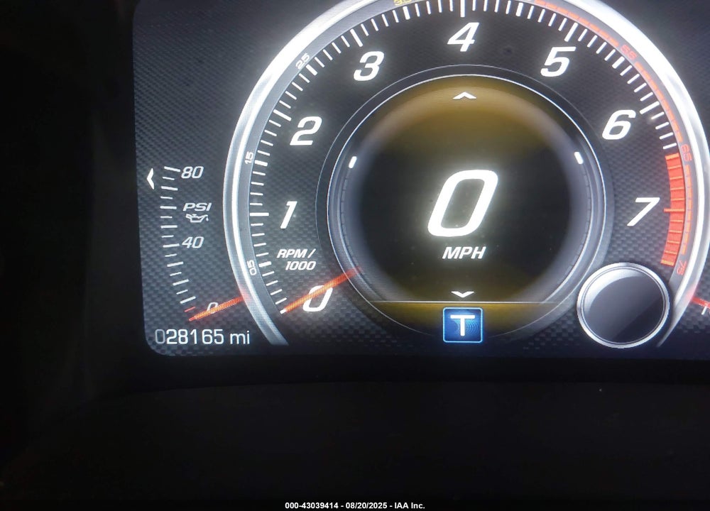 2014 CHEVROLET CORVETTE STINGRAY Z51 VIN: 1G1YL2D76E5122605