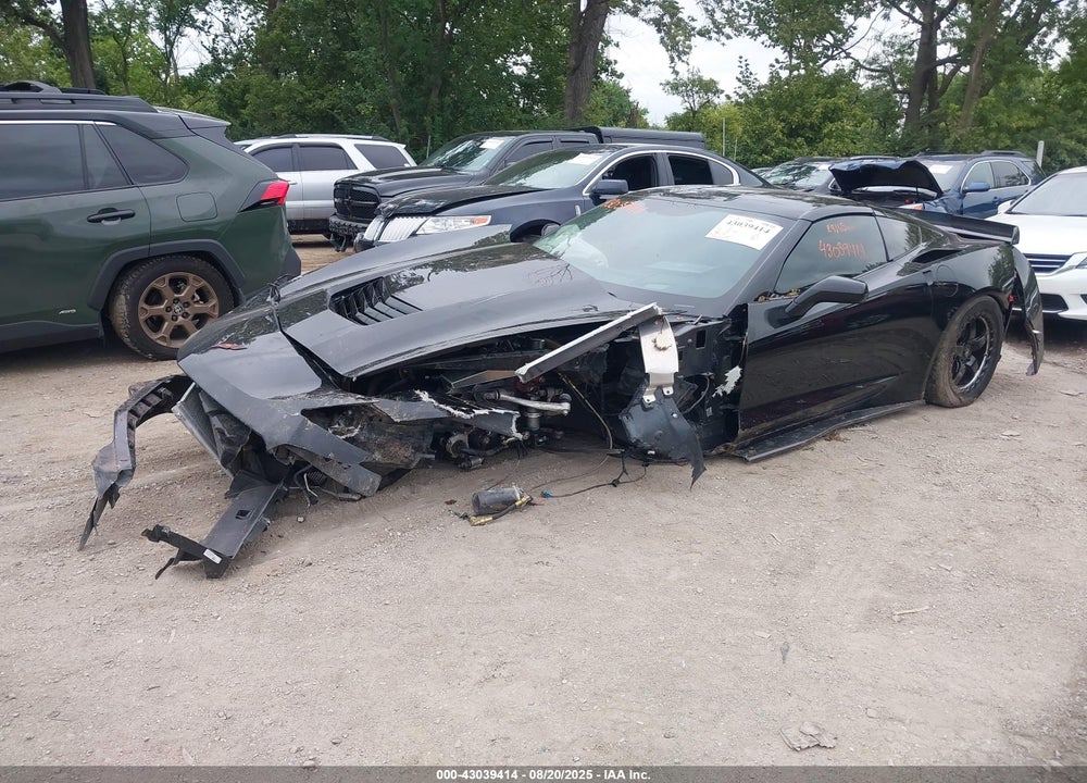 2014 CHEVROLET CORVETTE STINGRAY Z51 VIN: 1G1YL2D76E5122605