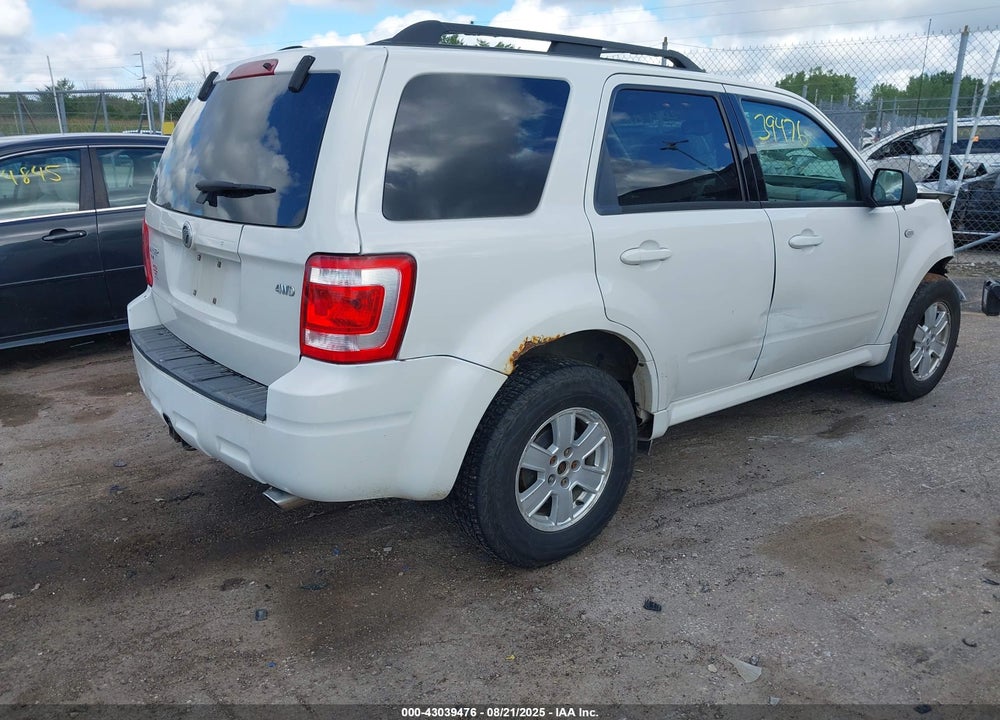 2009 MERCURY MARINER V6 VIN: 4M2CU91G59KJ25587