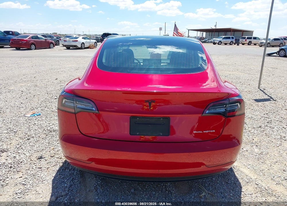 2020 TESLA MODEL 3 LONG RANGE DUAL MOTOR ALL-WHEEL DRIVE VIN: 5YJ3E1EBXLF787480