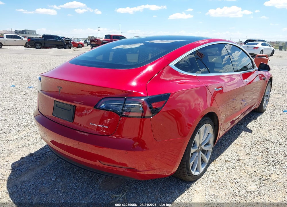 2020 TESLA MODEL 3 LONG RANGE DUAL MOTOR ALL-WHEEL DRIVE VIN: 5YJ3E1EBXLF787480