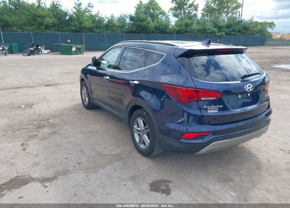 2017 HYUNDAI SANTA FE VIN: 5XYZU3LB9HG422199