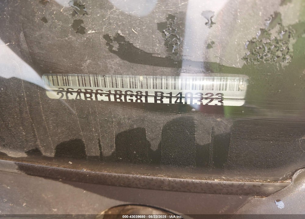 2020 CHRYSLER PACIFICA TOURING L VIN: 2C4RC1BG8LR140323