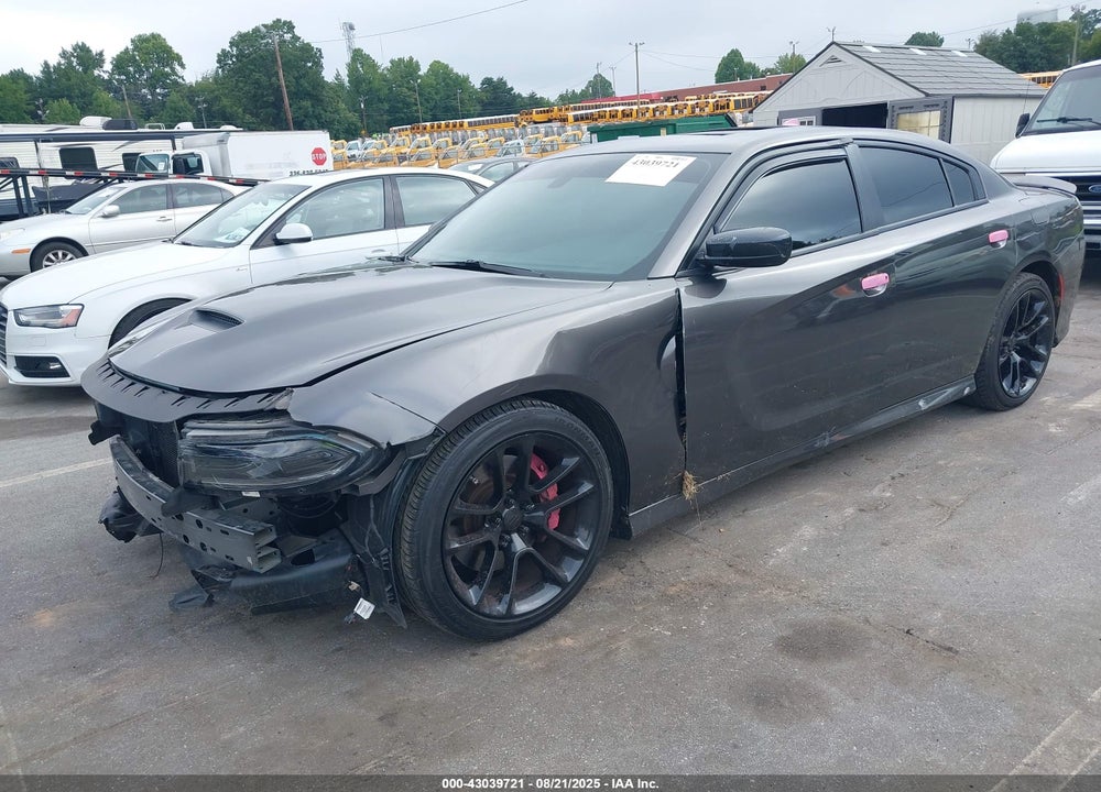 2022 DODGE CHARGER SCAT PACK VIN: 2C3CDXGJ7NH166273