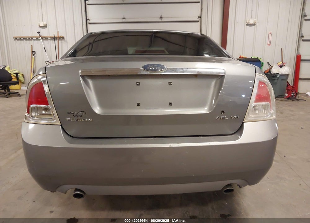 2006 FORD FUSION SEL VIN: 3FAFP08106R115313