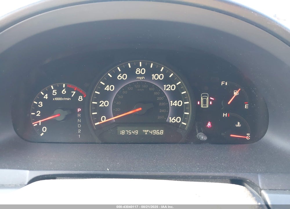 2007 HONDA ODYSSEY EX-L VIN: 5FNRL38687B100562