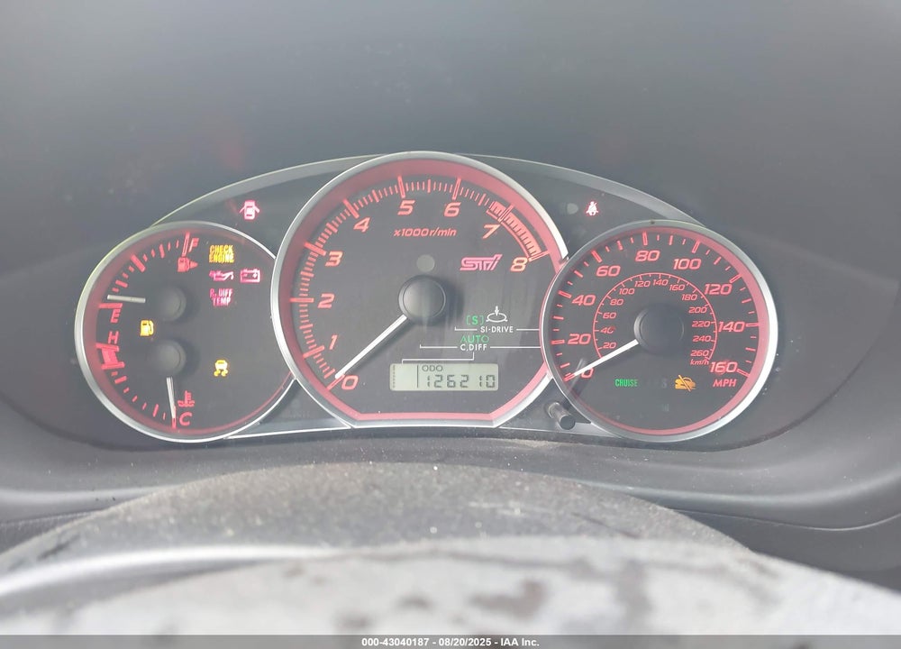 2014 SUBARU IMPREZA VIN: JF1GR8H64EL219602