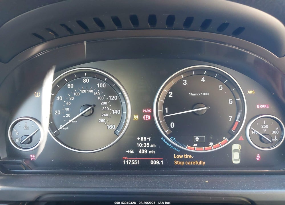 2013 BMW 5 SERIES VIN: WBAFR7C51DDU78858