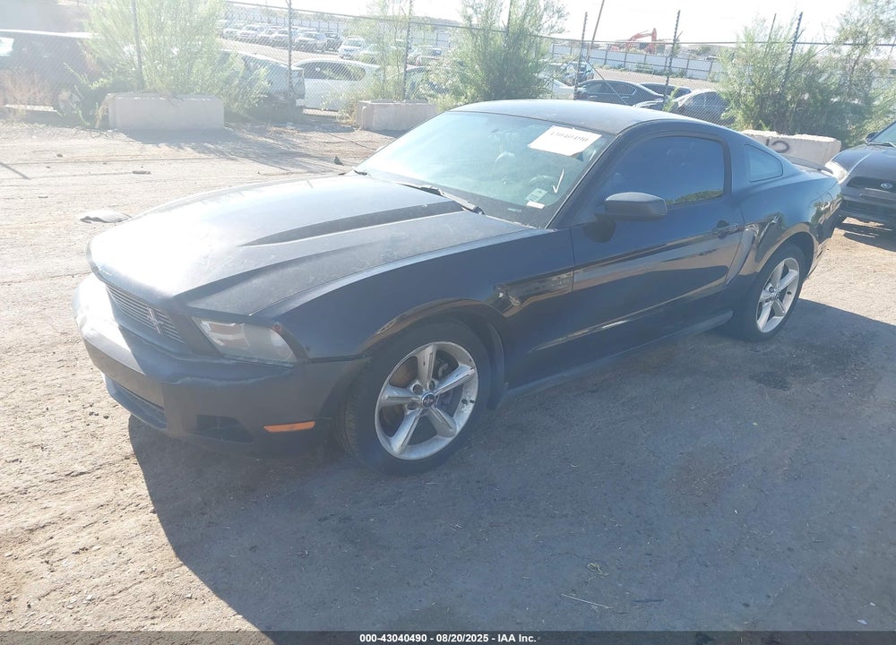 2012 FORD MUSTANG V6 PREMIUM VIN: 1ZVBP8AM0C5216326