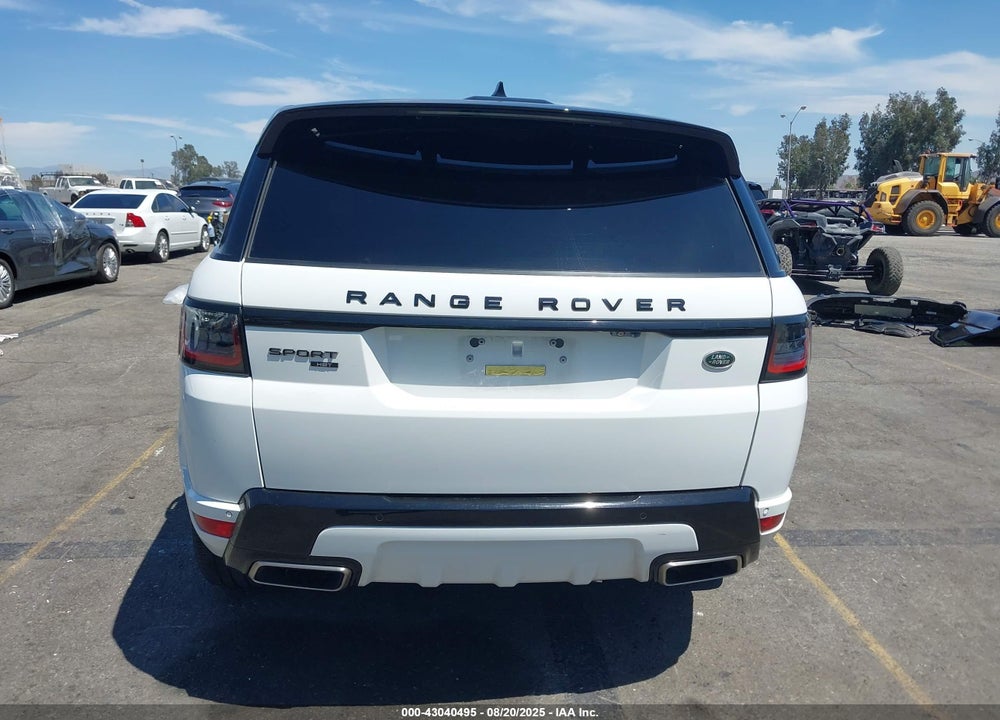 2022 LAND ROVER RANGE ROVER SPORT VIN: SALWS2RU0NA237006