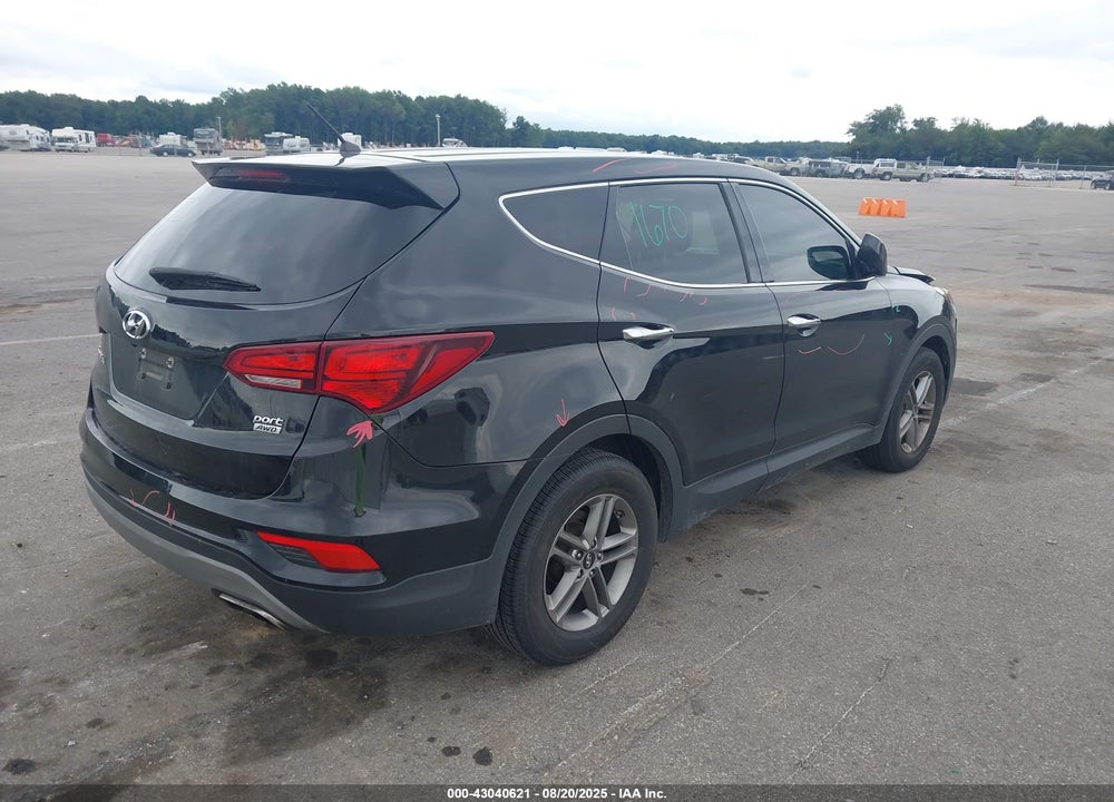 2018 HYUNDAI SANTA FE VIN: 5NMZTDLB4JH089933