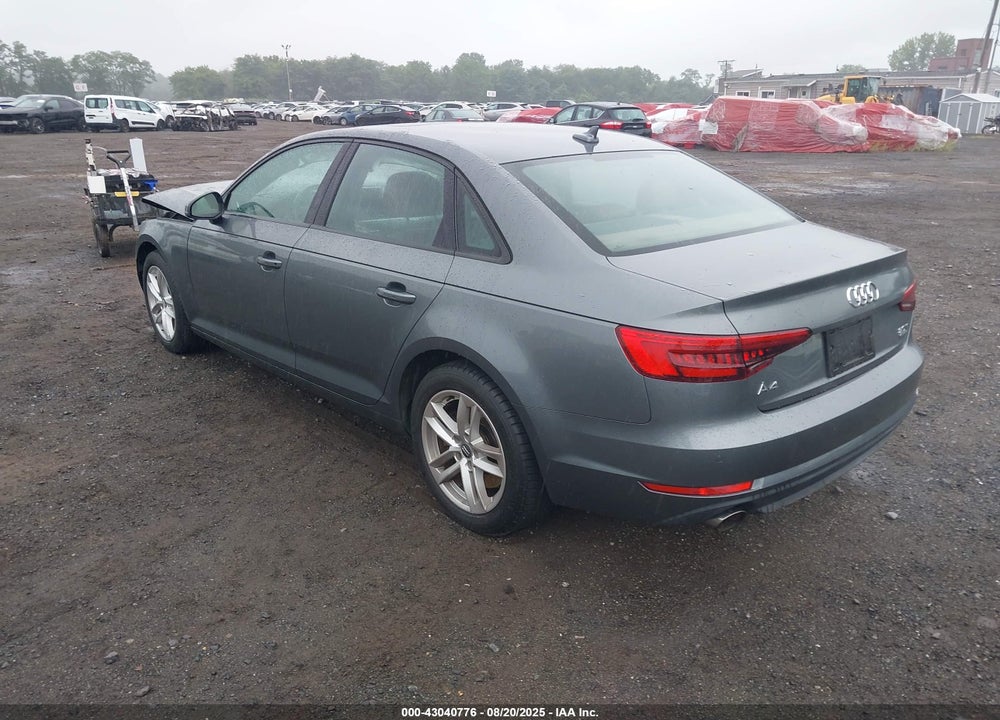 2017 AUDI A4 VIN: WAUANAF44HN012802