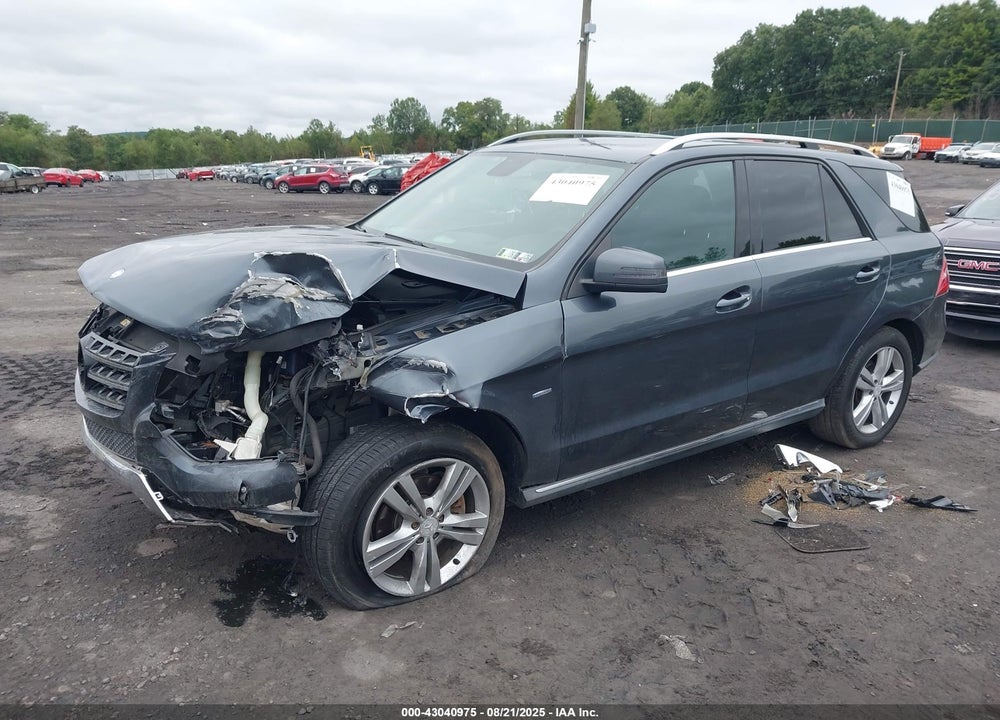 2012 MERCEDES-BENZ ML-CLASS VIN: 4JGDA5HB8CA029418