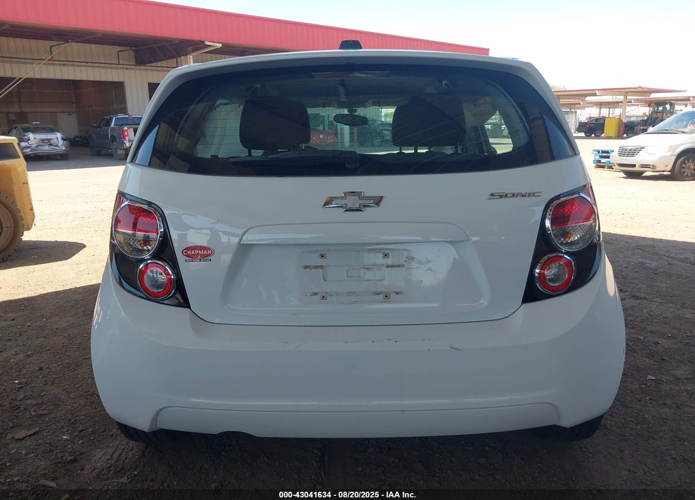 2015 CHEVROLET SONIC VIN: 1G1JA6SH2F4196976