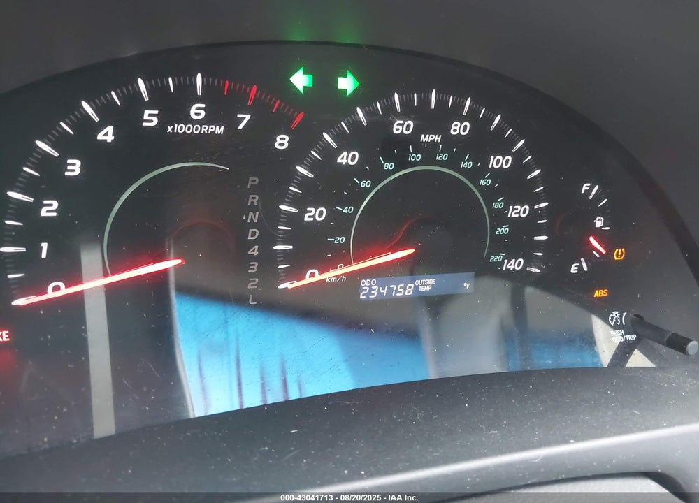 2008 TOYOTA CAMRY LE VIN: 4T1BE46K48U763858