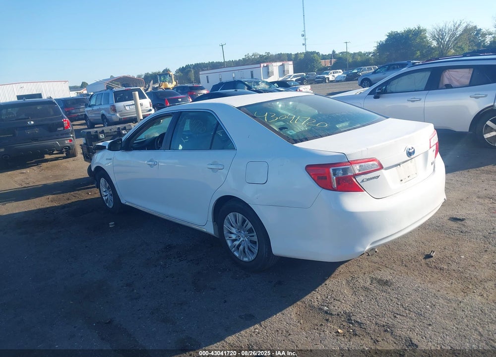 2012 TOYOTA CAMRY HYBRID VIN: 4T1BD1FK8CU032540