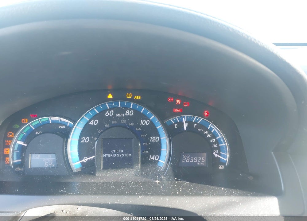 2012 TOYOTA CAMRY HYBRID VIN: 4T1BD1FK8CU032540