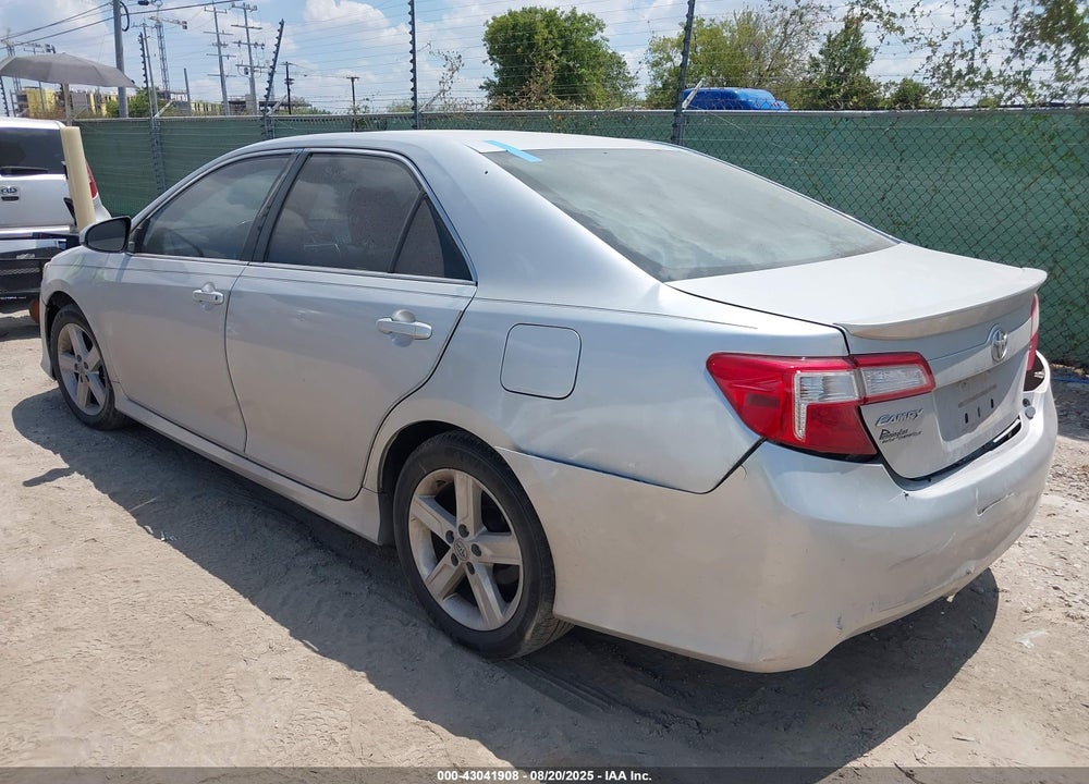 2012 TOYOTA CAMRY SE VIN: 4T1BF1FKXCU038821