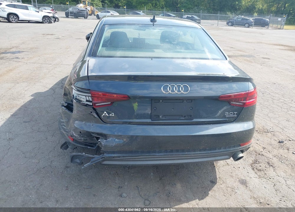 2018 AUDI A4 VIN: WAUENAF48JA021095