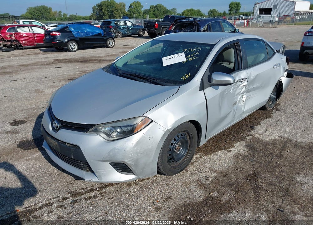 2014 TOYOTA COROLLA VIN: 2T1BURHE2EC047402