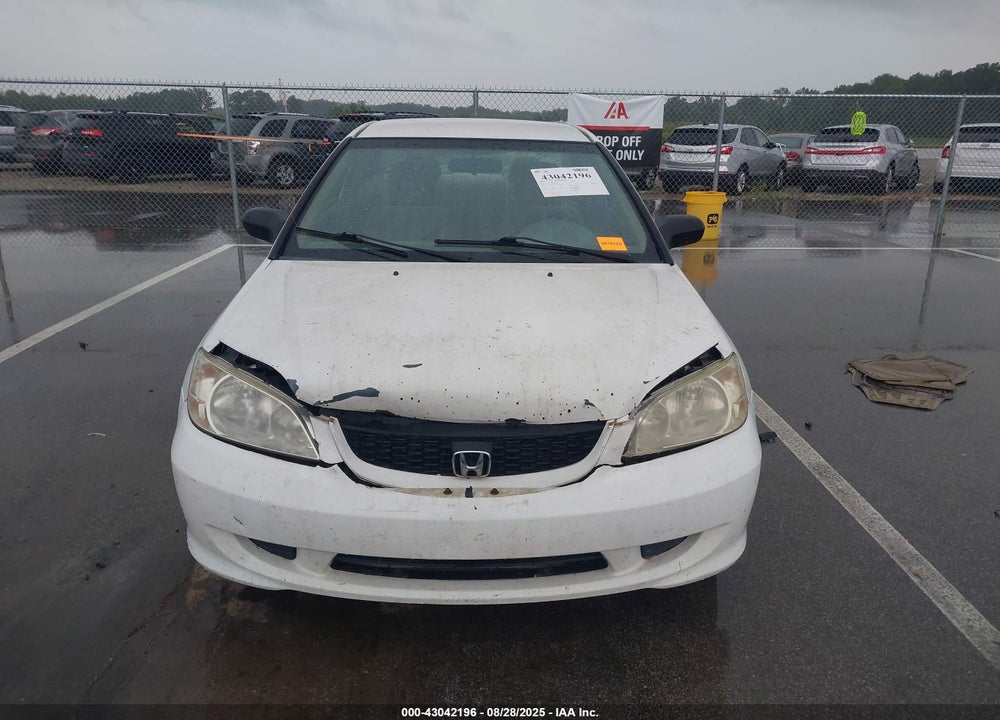 2005 HONDA CIVIC VP VIN: 1HGEM22165L028789
