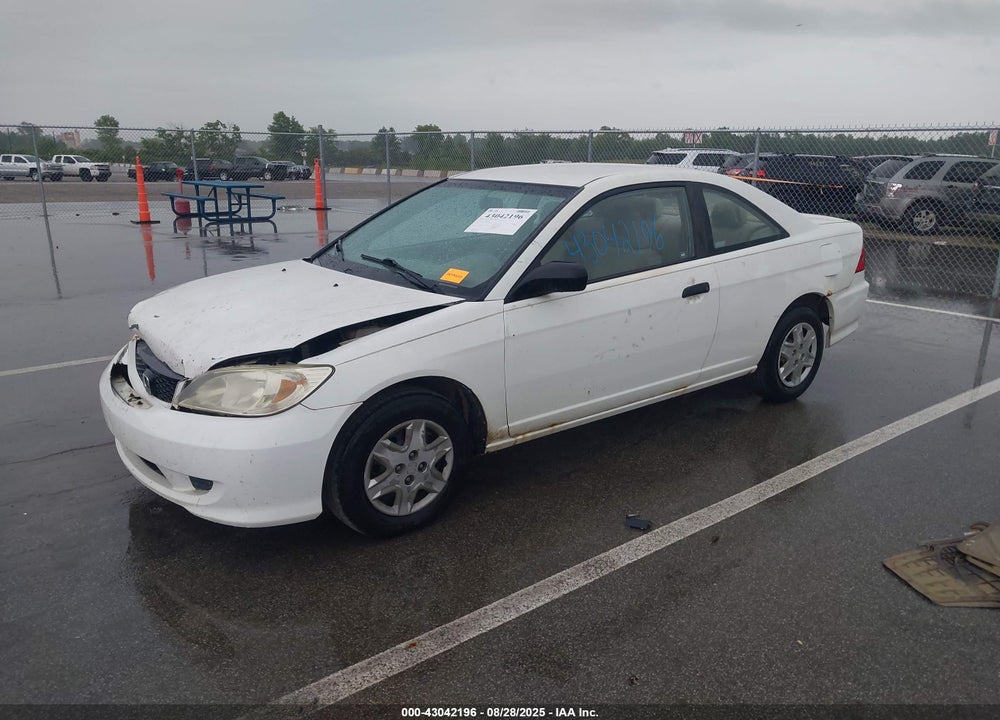 2005 HONDA CIVIC VP VIN: 1HGEM22165L028789
