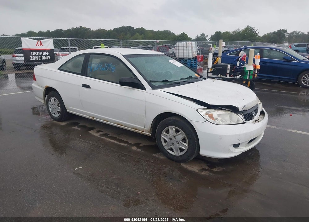 2005 HONDA CIVIC VP VIN: 1HGEM22165L028789