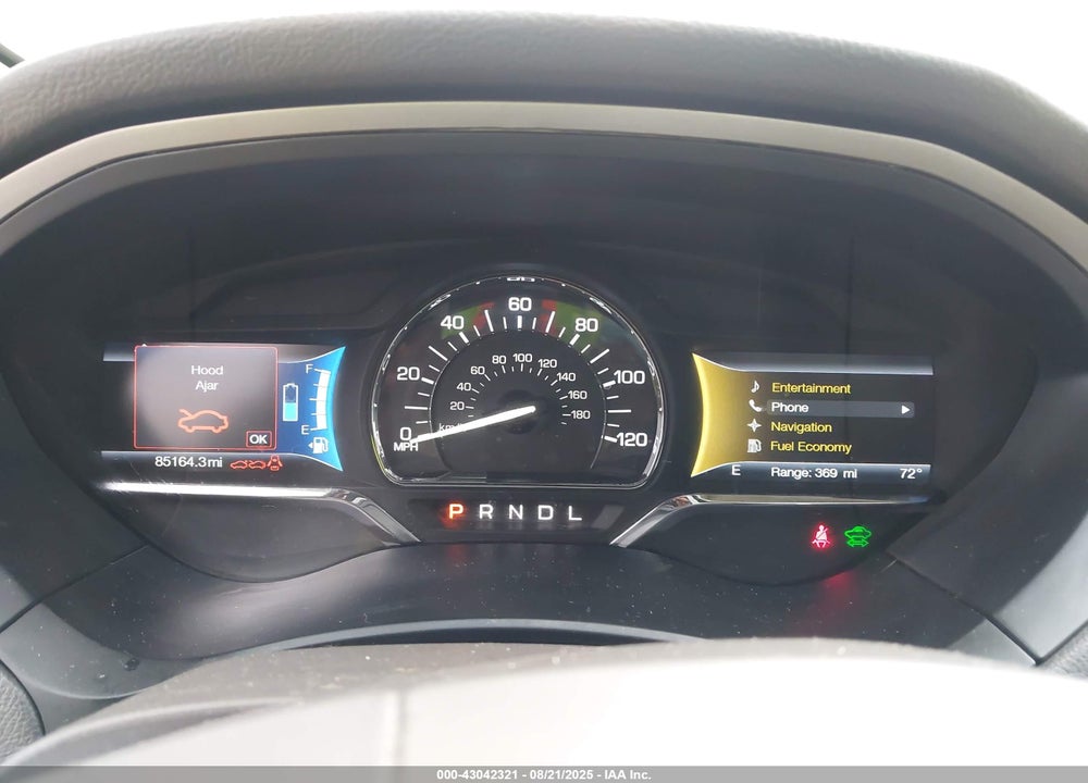 2017 LINCOLN MKZ VIN: 3LN6L5MUXHR613293