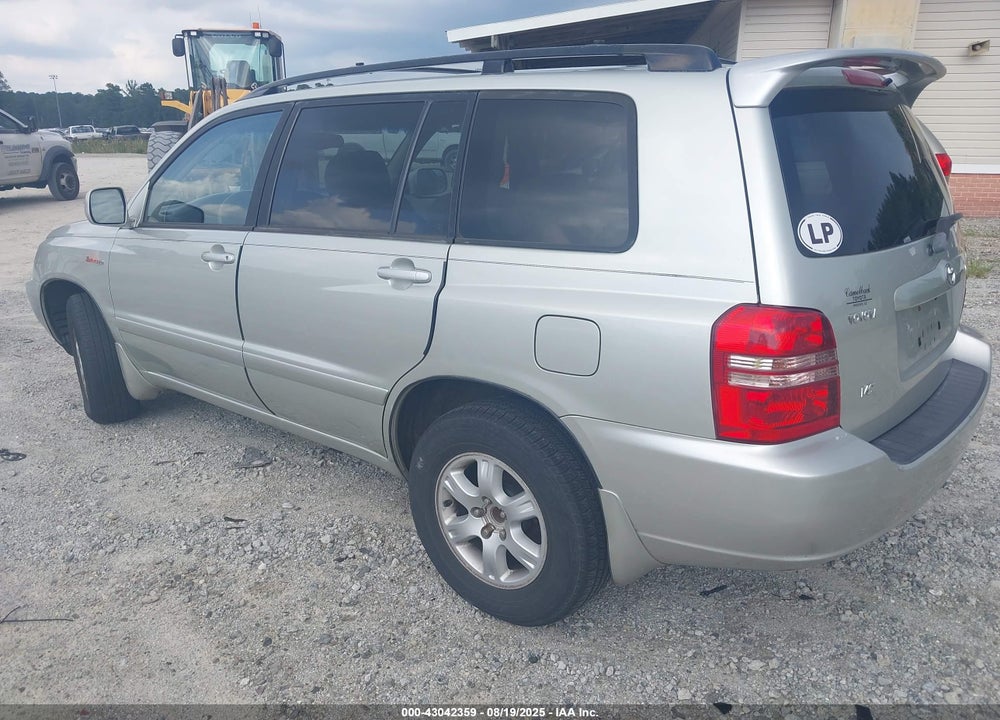 2003 TOYOTA HIGHLANDER LIMITED V6 VIN: JTEGF21A230084581