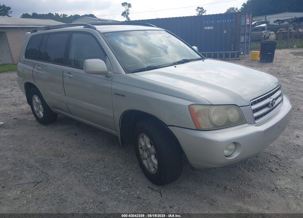 2003 TOYOTA HIGHLANDER LIMITED V6 VIN: JTEGF21A230084581