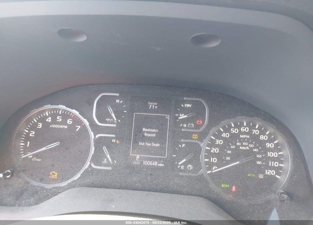 2019 TOYOTA TUNDRA VIN: 5TFFY5F12KX245831