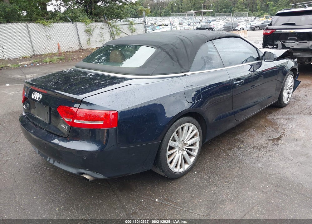 2010 AUDI A5 VIN: WAULFAFH7AN018401