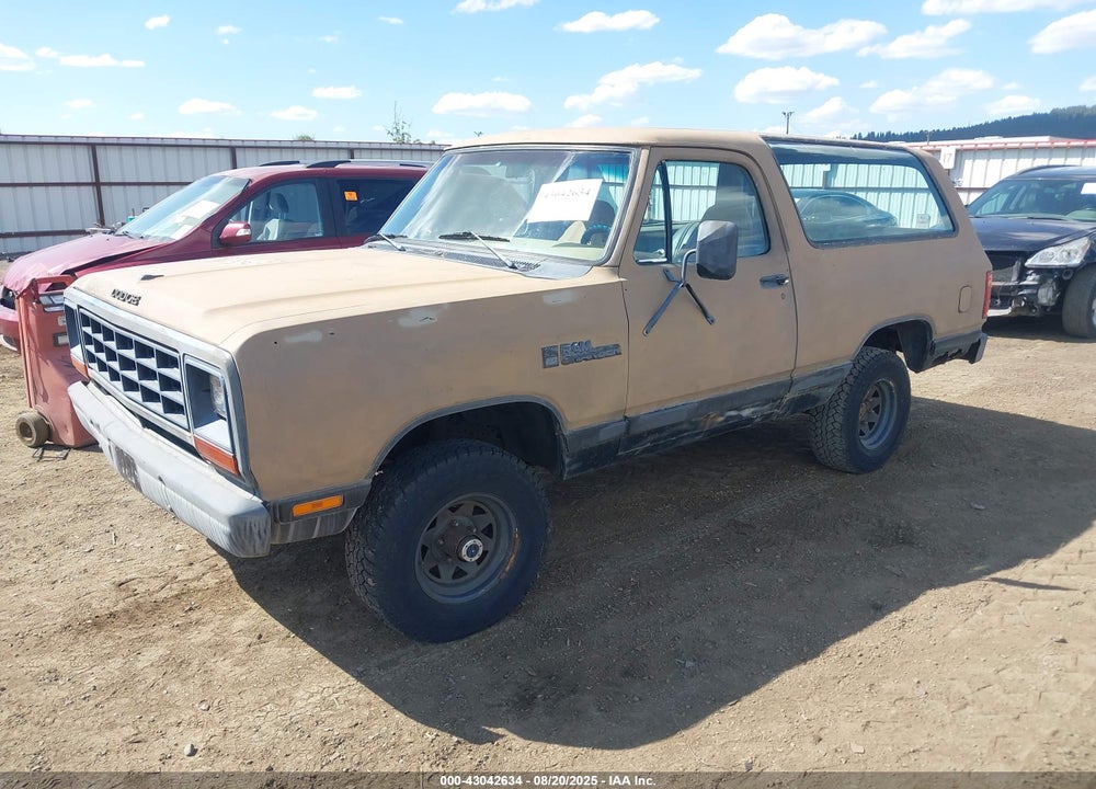 1982 DODGE RAMCHARGER AW-100 VIN: 1B4GW12P2CS273041