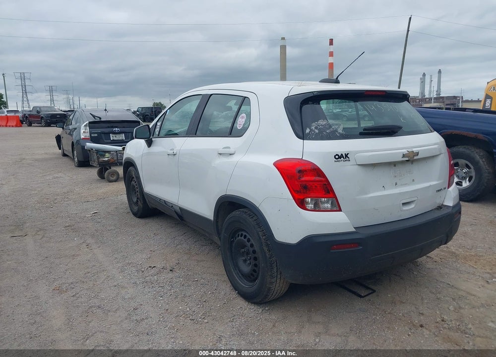2015 CHEVROLET TRAX VIN: KL7CJKSB1FB143540