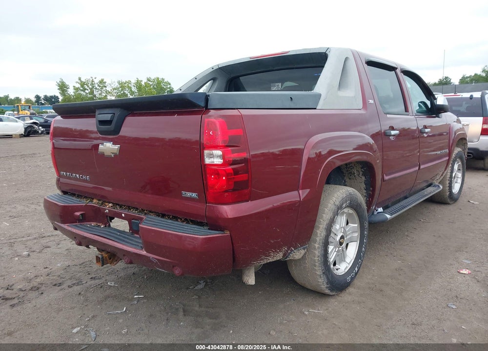 2008 CHEVROLET AVALANCHE 1500 LT VIN: 3GNFK12348G236490