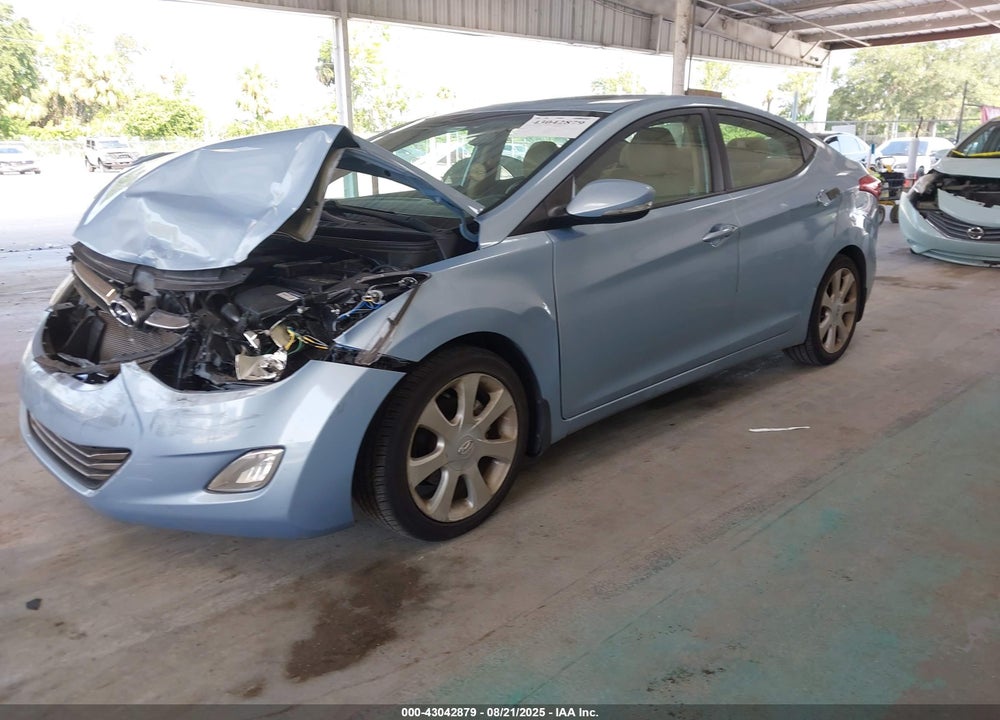2012 HYUNDAI ELANTRA VIN: KMHDH4AE7CU267768