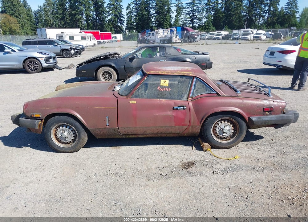 1980 TRIUMPH SPITFIRE VIN: TFVDW6AT005783