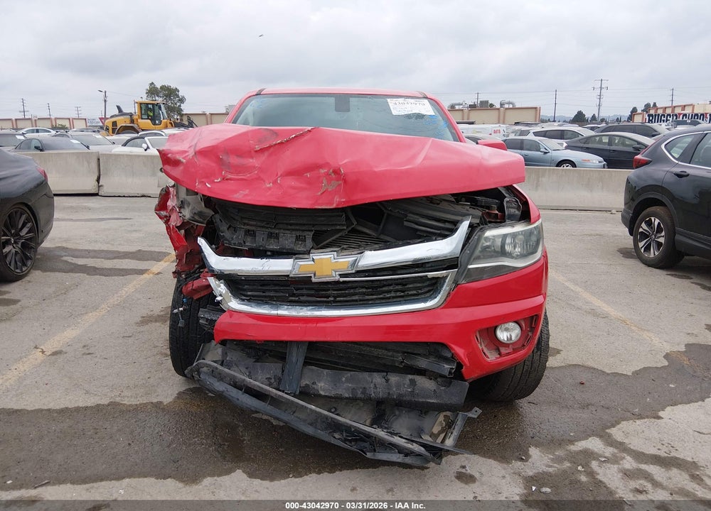 2016 CHEVROLET COLORADO LT VIN: 1GCGSCE37G1389561