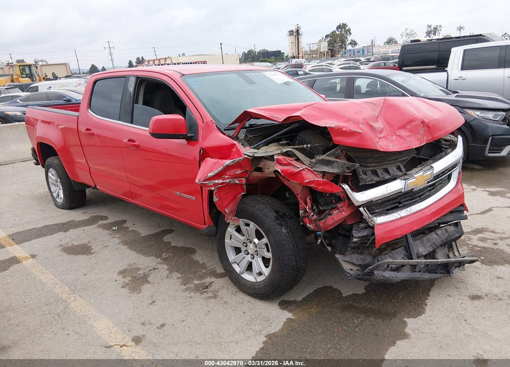 2016 CHEVROLET COLORADO LT VIN: 1GCGSCE37G1389561
