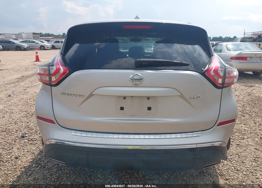 2015 NISSAN MURANO VIN: 5N1AZ2MH4FN235479
