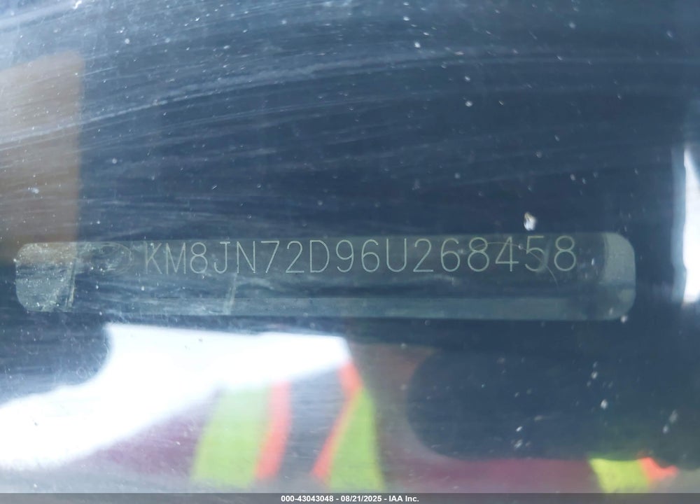 2006 HYUNDAI TUCSON GLS/LIMITED VIN: KM8JN72D96U268458