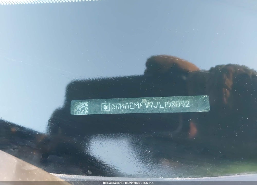 2018 GMC TERRAIN VIN: 3GKALMEV7JL158092