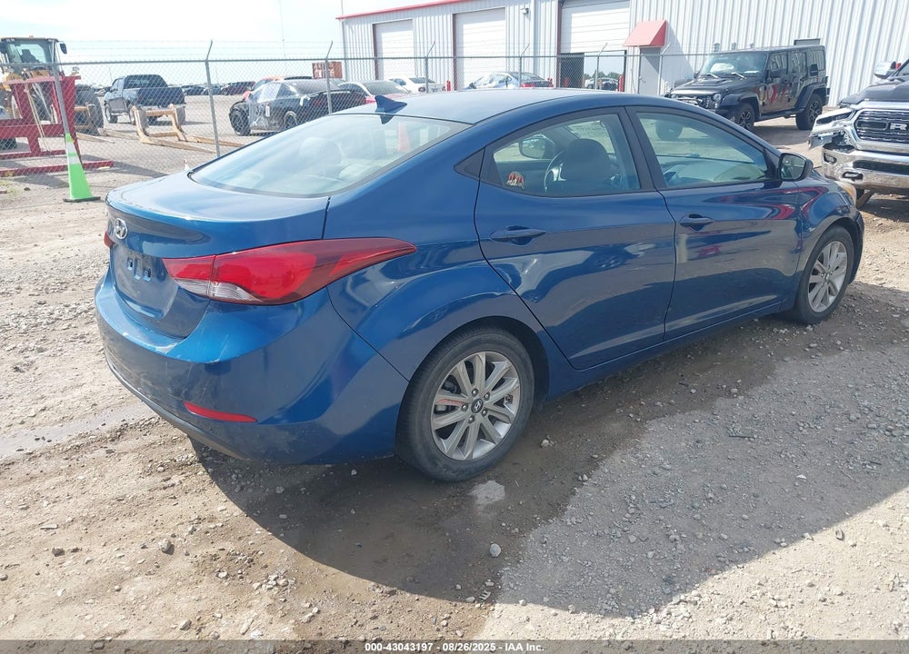 2015 HYUNDAI ELANTRA VIN: KMHDH4AE9FU248367