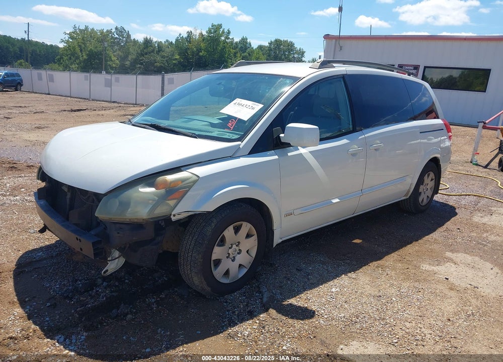 2006 NISSAN QUEST 3.5 S VIN: 5N1BV28U66N122477