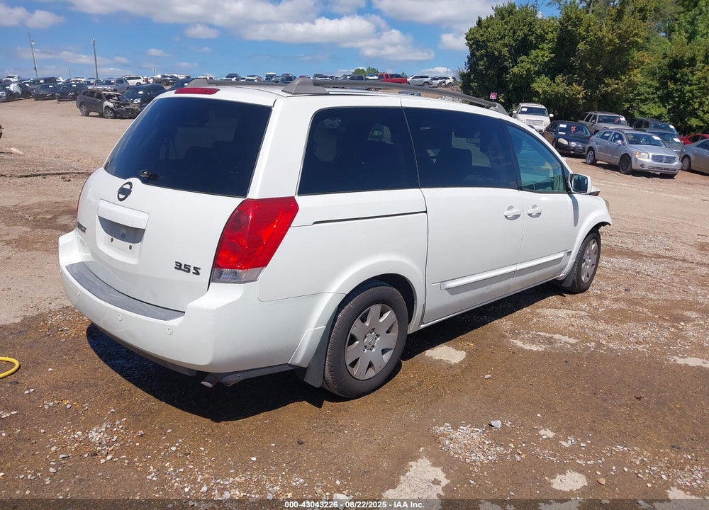2006 NISSAN QUEST 3.5 S VIN: 5N1BV28U66N122477