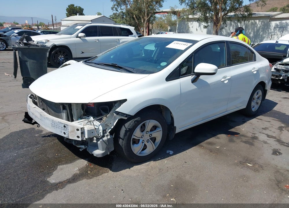 2015 HONDA CIVIC VIN: 19XFB2F58FE109700