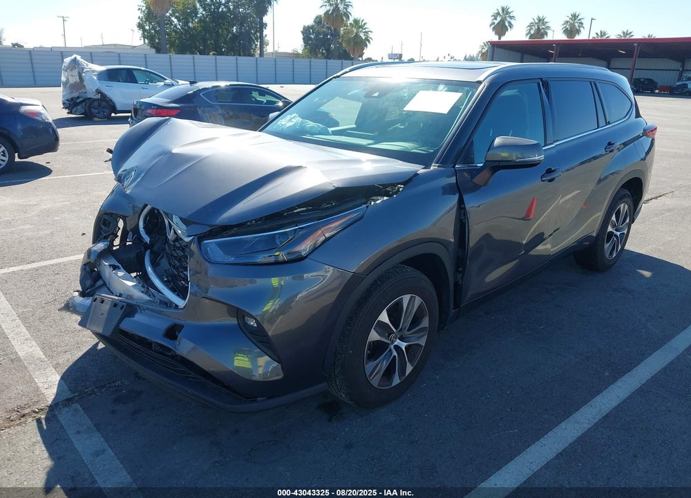 2022 TOYOTA HIGHLANDER VIN: 5TDGZRAH4NS129179